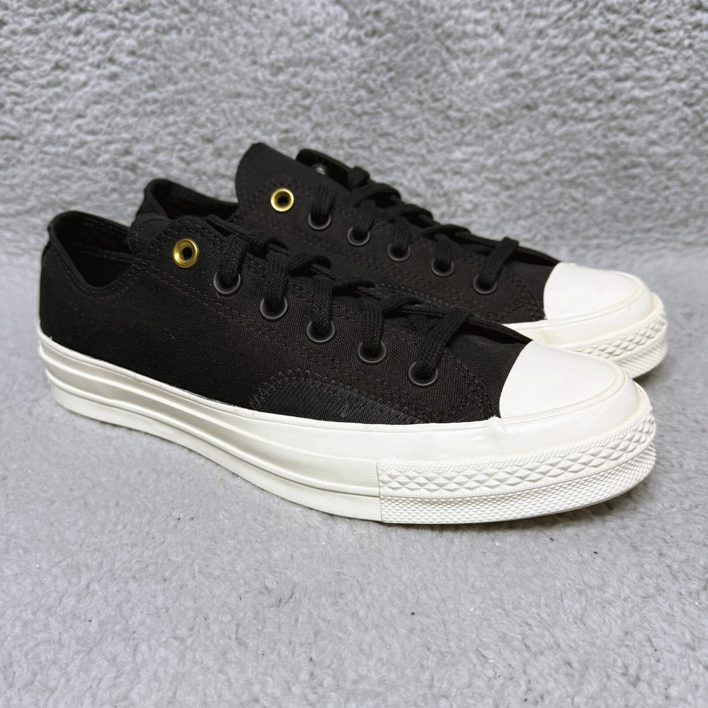 Converse Chuck 70 Low Clean 'N Preme Womens Size 8 Sneakers Shoes Black 167819C